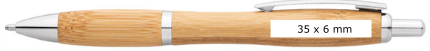 penne personalizzate penne bambu area di stampa