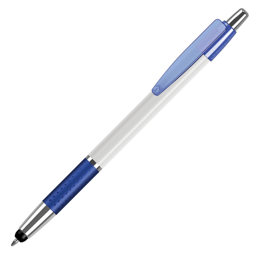penna personalizzata con touch stampa quadricromia 360° PP-S070 blu