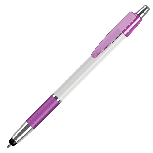 penna personalizzata con touch stampa quadricromia 360° PP-S070 viola