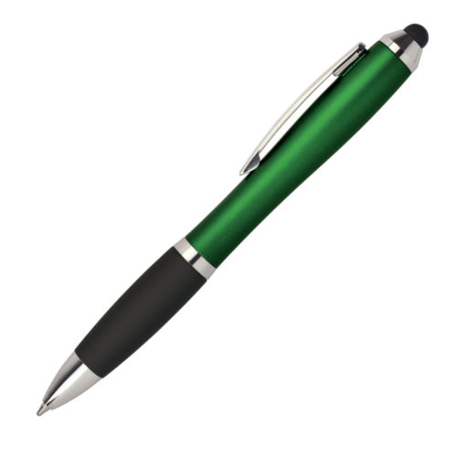 penna-plastica-verde-clip-metallo-touchscreen
