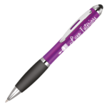 penna plastica ELEGANTE VIOLA personalizzabile 2 colori