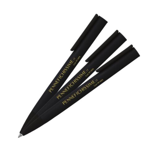 Penna personalizzata Black & Gold Soft-Touch