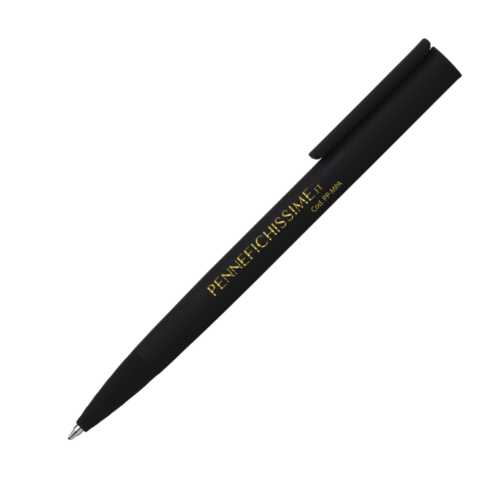 Penna personalizzata Black & Gold Soft-Touch