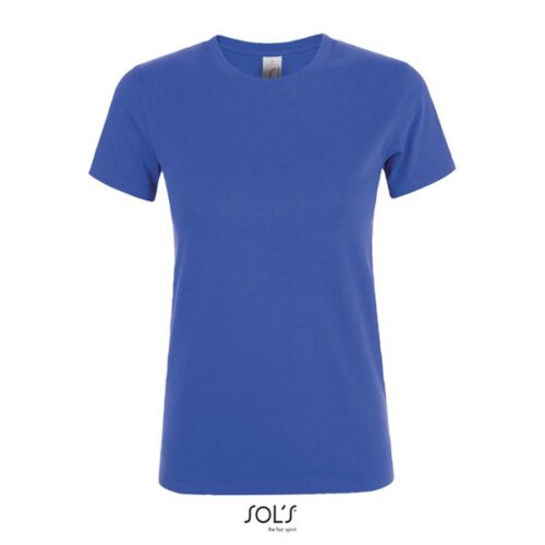 t-shirt donna blu reale