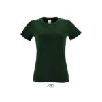 t-shirt donna verde bottiglia